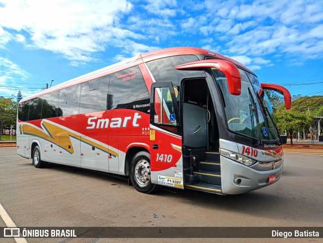 Viação Smart Transporte e Turismo 1410 na cidade de Campinas, São Paulo, Brasil, por Diego Batista. ID da foto: 10556514.