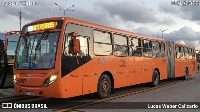Auto Viação Redentor HI607 na cidade de Curitiba, Paraná, Brasil, por Lucas Weber Calizario. Número da foto: #10555511.