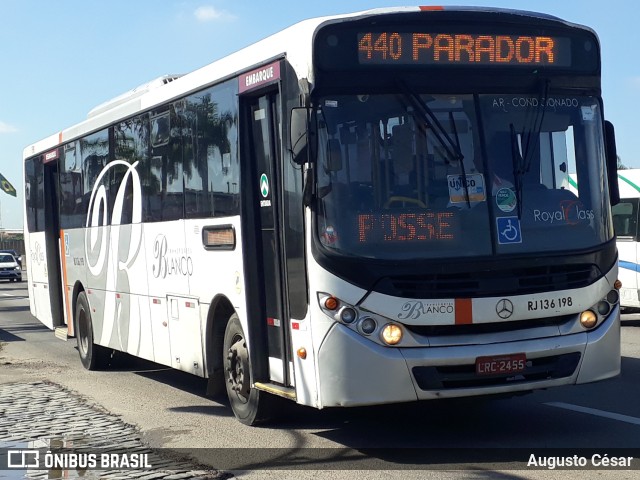 Transportes Blanco RJ 136.198 na cidade de Nova Iguaçu, Rio de Janeiro, Brasil, por Augusto César. Número da foto: #10555594.