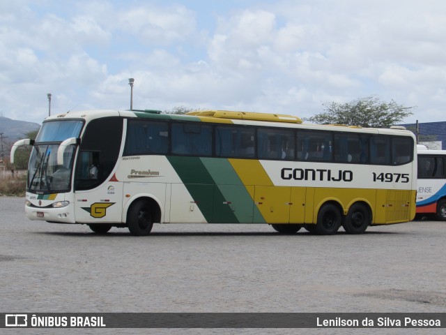 Empresa Gontijo de Transportes 14975 na cidade de Caruaru, Pernambuco, Brasil, por Lenilson da Silva Pessoa. ID da foto: 10555956.