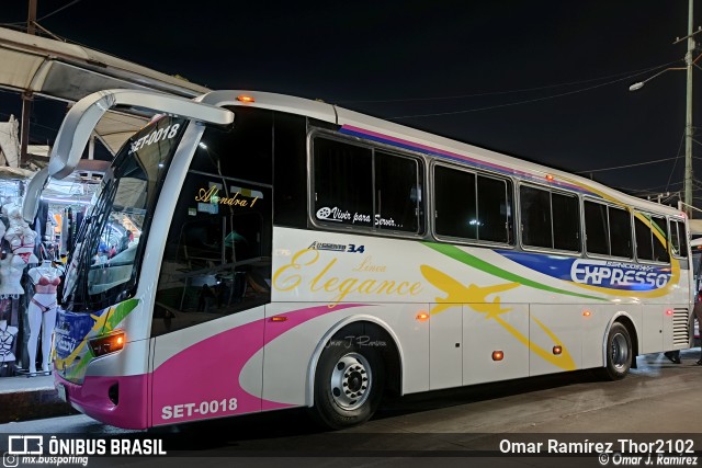 Servicios Expresso de Transporte SET-0018 na cidade de Gustavo A. Madero, Ciudad de México, México, por Omar Ramírez Thor2102. Número da foto: #10556832.