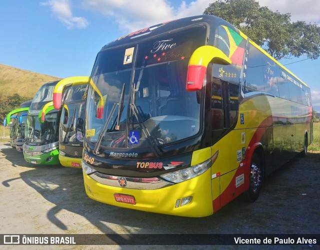 Top Bus 2040 na cidade de Aparecida, São Paulo, Brasil, por Vicente de Paulo Alves. ID da foto: 10555303.