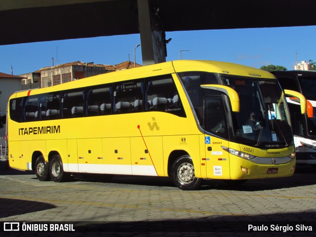 Viação Itapemirim 60041 na cidade de Belo Horizonte, Minas Gerais, Brasil, por Paulo Sérgio Silva. ID da foto: 10555916.