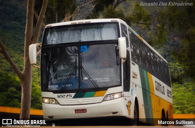 Empresa Gontijo de Transportes 12275 na cidade de Milagres, Bahia, Brasil, por Marcos Súllivan. ID da foto: 10619214.