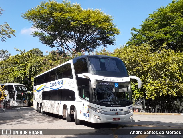 Viação Ouro e Prata 1003 na cidade de São Paulo, São Paulo, Brasil, por Andre Santos de Moraes. ID da foto: 10620800.