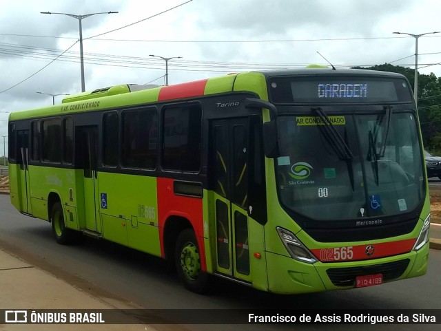 Transportes São Cristóvão 02565 na cidade de Teresina, Piauí, Brasil, por Francisco de Assis Rodrigues da Silva. ID da foto: 10619660.