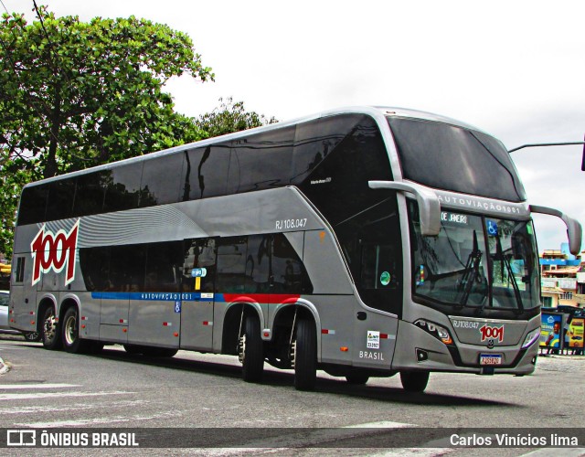 Auto Viação 1001 RJ 108.047 na cidade de Cabo Frio, Rio de Janeiro, Brasil, por Carlos Vinícios lima. ID da foto: 10620310.