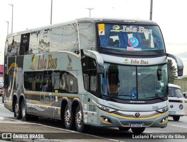 Isla Bus Transportes 2000 na cidade de São Paulo, São Paulo, Brasil, por Luciano Ferreira da Silva. ID da foto: 10620344.