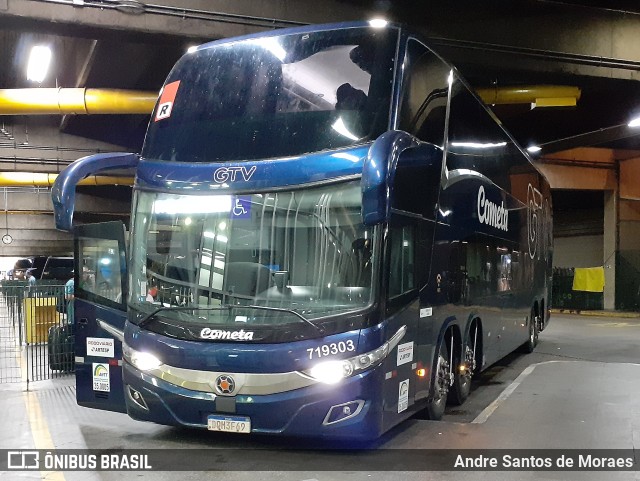 Viação Cometa 719303 na cidade de São Paulo, São Paulo, Brasil, por Andre Santos de Moraes. Número da foto: #10620692.
