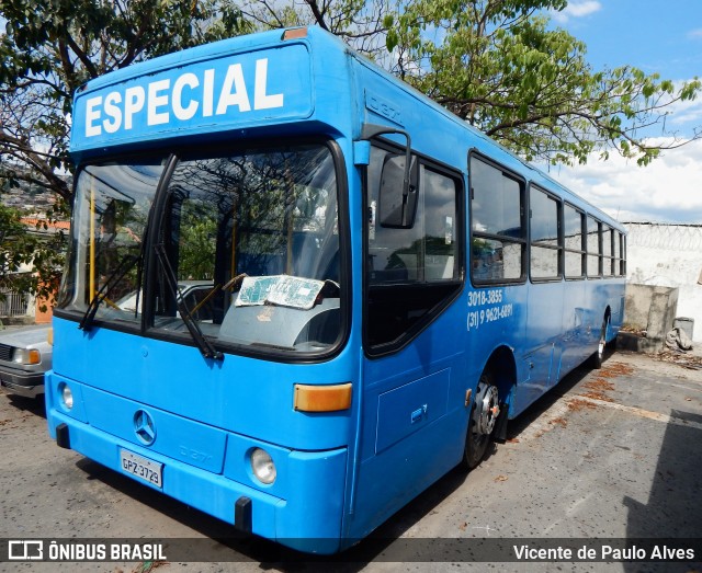 Ônibus Particulares 3729 na cidade de Belo Horizonte, Minas Gerais, Brasil, por Vicente de Paulo Alves. ID da foto: 10618967.