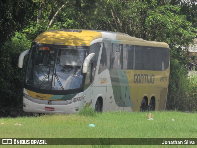 Empresa Gontijo de Transportes 18535 na cidade de Recife, Pernambuco, Brasil, por Jonathan Silva. ID da foto: 10619351.