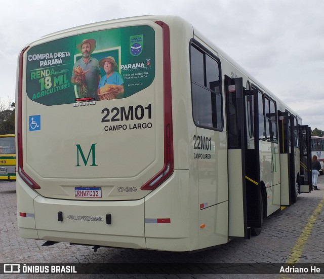 Empresa de Ônibus Campo Largo 22M01 na cidade de Curitiba, Paraná, Brasil, por Adriano He. Número da foto: #10621421.