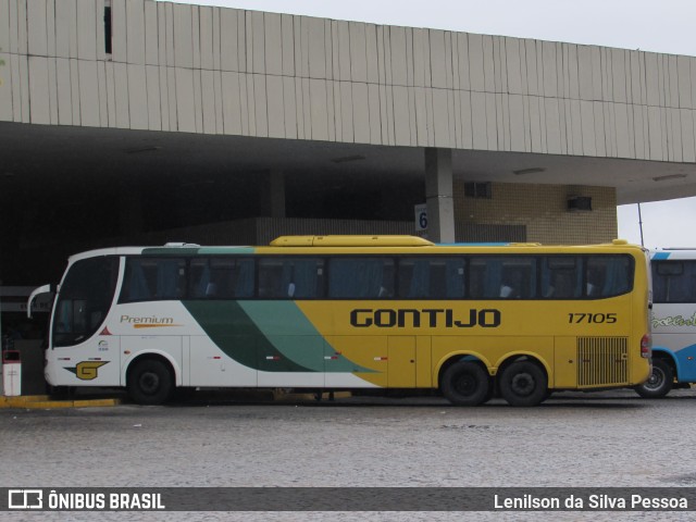 Empresa Gontijo de Transportes 17105 na cidade de Caruaru, Pernambuco, Brasil, por Lenilson da Silva Pessoa. Número da foto: #10619621.