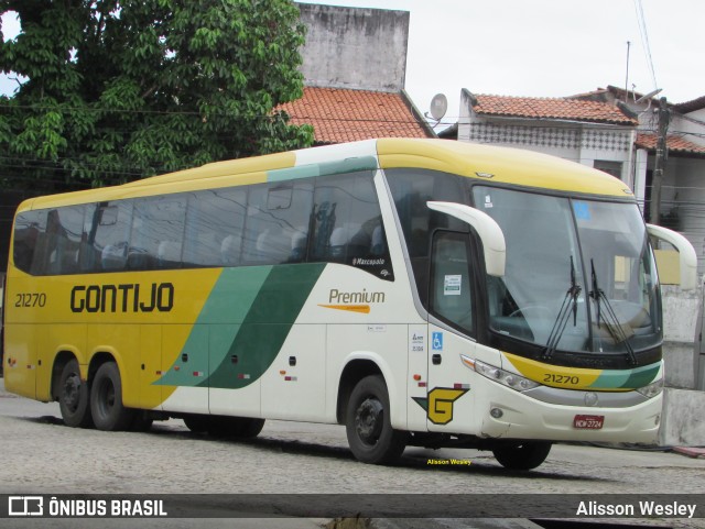 Empresa Gontijo de Transportes 21270 na cidade de Fortaleza, Ceará, Brasil, por Alisson Wesley. ID da foto: 10621384.