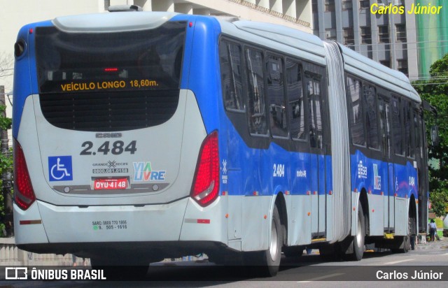 Mobibrasil São Lourenço >>> Mobi-PE 2.484 na cidade de Recife, Pernambuco, Brasil, por Carlos Júnior. ID da foto: 10652455.