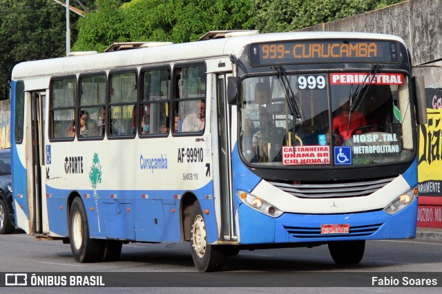 Viação Forte AF-99910 na cidade de Belém, Pará, Brasil, por Fabio Soares. ID da foto: 10650229.