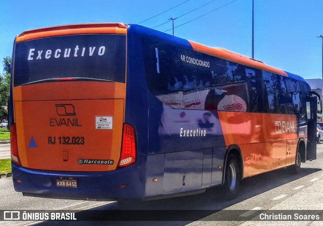 Evanil Transportes e Turismo RJ 132.023 na cidade de Rio de Janeiro, Rio de Janeiro, Brasil, por Christian Soares. Número da foto: #10651935.