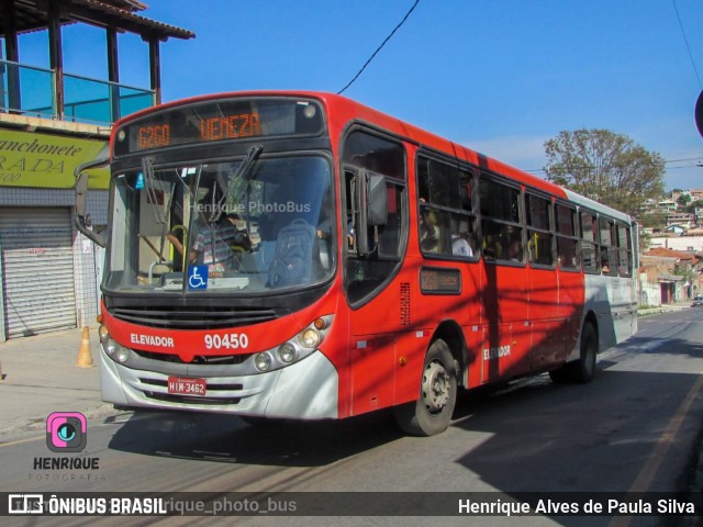 Companhia Coordenadas de Transportes 90450 na cidade de Belo Horizonte, Minas Gerais, Brasil, por Henrique Alves de Paula Silva. ID da foto: 10650876.