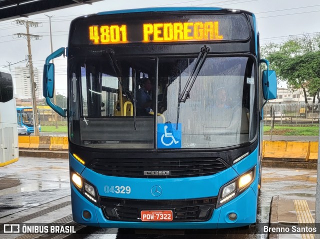 Taguatur - Taguatinga Transporte e Turismo 04329 na cidade de Taguatinga, Distrito Federal, Brasil, por Brenno Santos. Número da foto: #10650409.
