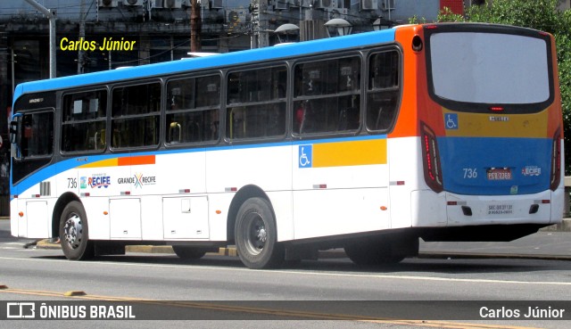 Consórcio Recife 736 na cidade de Recife, Pernambuco, Brasil, por Carlos Júnior. ID da foto: 10651386.