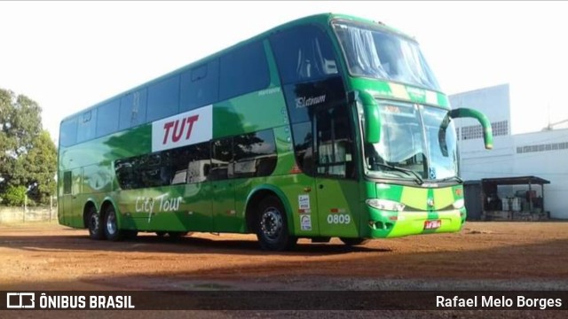 TUT Transportes 0809 na cidade de Tangará da Serra, Mato Grosso, Brasil, por Rafael Melo Borges. ID da foto: 10650479.