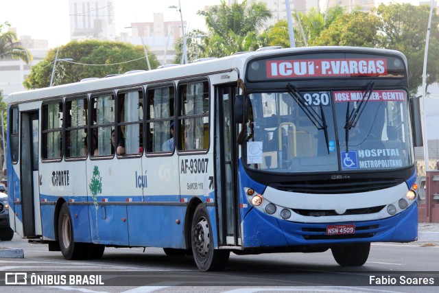 Viação Forte AF-93007 na cidade de Belém, Pará, Brasil, por Fabio Soares. Número da foto: #10650392.