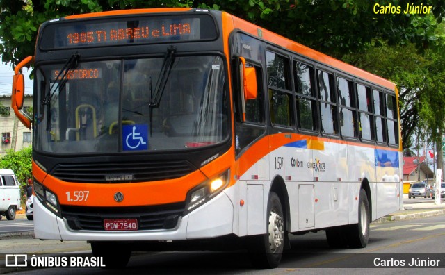 Itamaracá Transportes 1.597 na cidade de Abreu e Lima, Pernambuco, Brasil, por Carlos Júnior. ID da foto: 10651695.