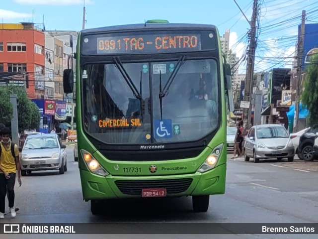 Viação Piracicabana Distrito Federal 117731 na cidade de Taguatinga, Distrito Federal, Brasil, por Brenno Santos. Número da foto: #10653022.