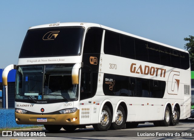 Auto Viação Gadotti 3070 na cidade de São Paulo, São Paulo, Brasil, por Luciano Ferreira da Silva. ID da foto: 10651832.