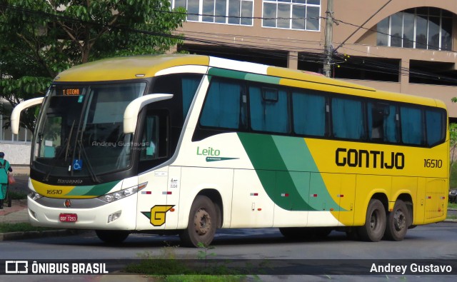 Empresa Gontijo de Transportes 16510 na cidade de Belo Horizonte, Minas Gerais, Brasil, por Andrey Gustavo. ID da foto: 10649996.