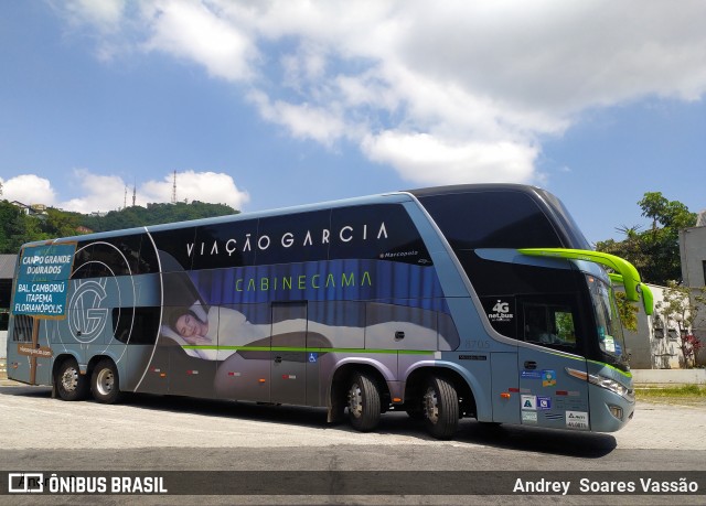Viação Garcia 8705 na cidade de Santos, São Paulo, Brasil, por Andrey  Soares Vassão. Número da foto: #10652158.