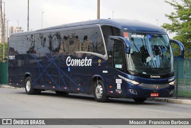 Viação Cometa 719571 na cidade de São Paulo, São Paulo, Brasil, por Moaccir  Francisco Barboza. ID da foto: 10652376.