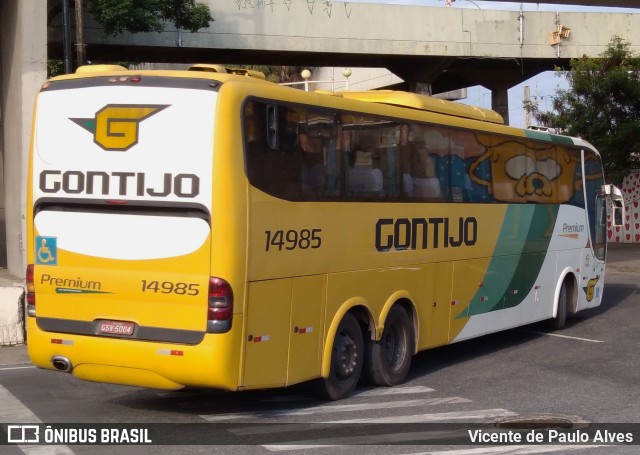 Empresa Gontijo de Transportes 14985 na cidade de Belo Horizonte, Minas Gerais, Brasil, por Vicente de Paulo Alves. ID da foto: 10650384.