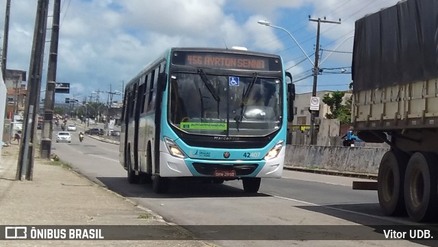 Auto Viação Dragão do Mar 42407 na cidade de Fortaleza, Ceará, Brasil, por Vitor UDB.. ID da foto: 10650319.