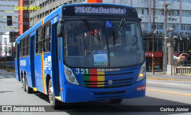 Borborema Imperial Transportes 351 na cidade de Recife, Pernambuco, Brasil, por Carlos Júnior. Número da foto: #10651799.