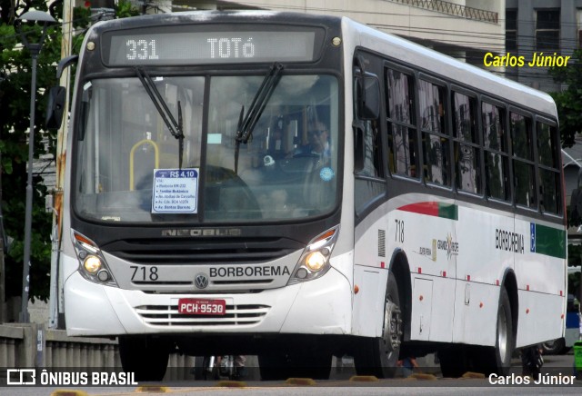 Borborema Imperial Transportes 718 na cidade de Recife, Pernambuco, Brasil, por Carlos Júnior. Número da foto: #10651854.