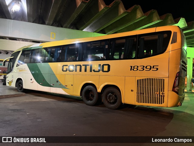 Empresa Gontijo de Transportes 18395 na cidade de Araxá, Minas Gerais, Brasil, por Leonardo Campos. ID da foto: 10651944.