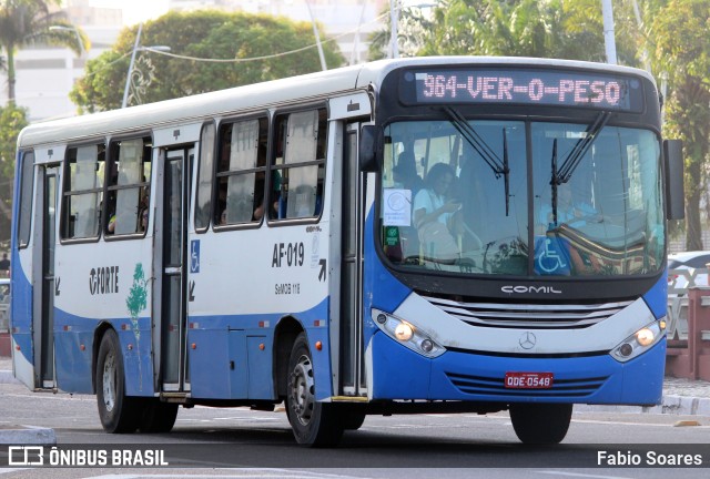 Viação Forte AF-019 na cidade de Belém, Pará, Brasil, por Fabio Soares. Número da foto: #10650381.