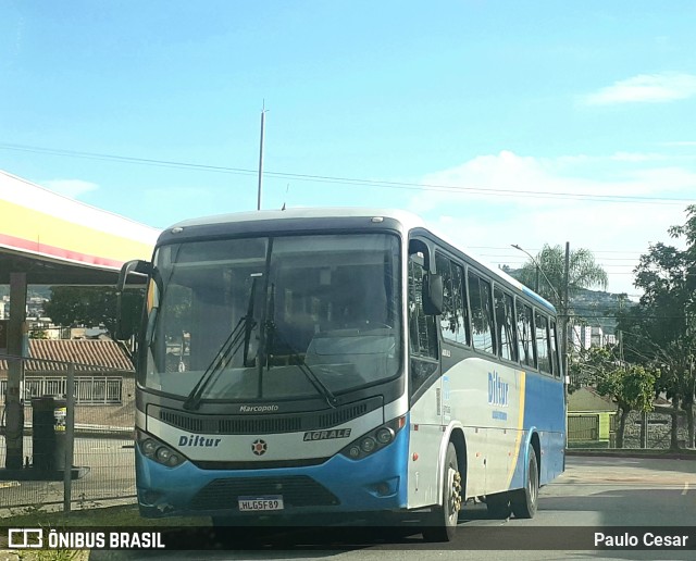 Diltur Transportes S/n na cidade de Itabira, Minas Gerais, Brasil, por Paulo Cesar. ID da foto: 10652894.