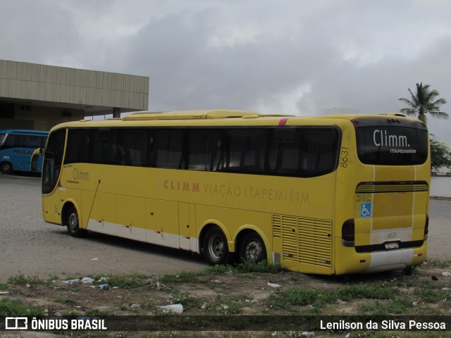 Viação Itapemirim 8631 na cidade de Caruaru, Pernambuco, Brasil, por Lenilson da Silva Pessoa. ID da foto: 10650980.