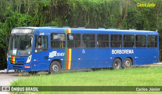 Borborema Imperial Transportes 340 na cidade de Recife, Pernambuco, Brasil, por Carlos Júnior. ID da foto: 10655623.