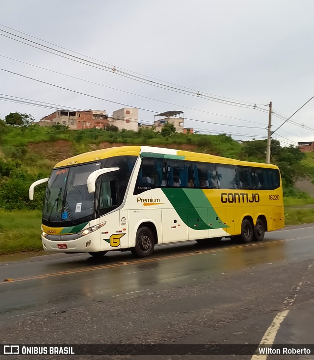 Empresa Gontijo de Transportes 18220 na cidade de Governador Valadares, Minas Gerais, Brasil, por Wilton Roberto. ID da foto: 10655112.