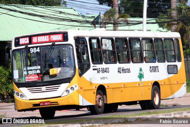 Viação Forte AF-98403 na cidade de Belém, Pará, Brasil, por Fabio Soares. Número da foto: #10656192.