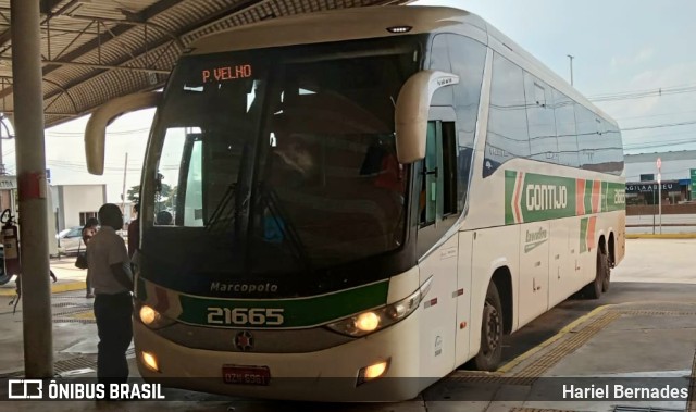 Empresa Gontijo de Transportes 21665 na cidade de Betim, Minas Gerais, Brasil, por Hariel Bernades. ID da foto: 10654718.