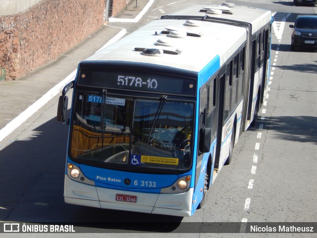 Viação Paratodos > São Jorge > Metropolitana São Paulo > Mobibrasil 6 3133 na cidade de São Paulo, São Paulo, Brasil, por Nicolas Matheusz. Número da foto: #10653248.