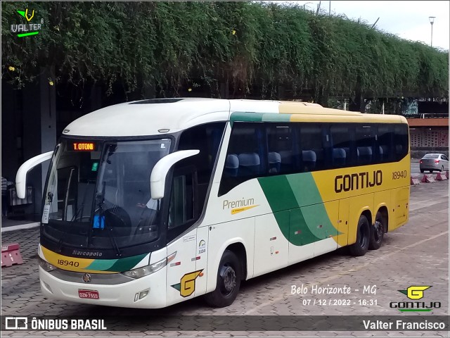 Empresa Gontijo de Transportes 18940 na cidade de Belo Horizonte, Minas Gerais, Brasil, por Valter Francisco. Número da foto: #10653801.