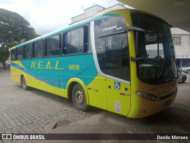Viação Real Ita 60510 na cidade de Guaçuí, Espírito Santo, Brasil, por Danilo Moraes. Número da foto: #10653898.