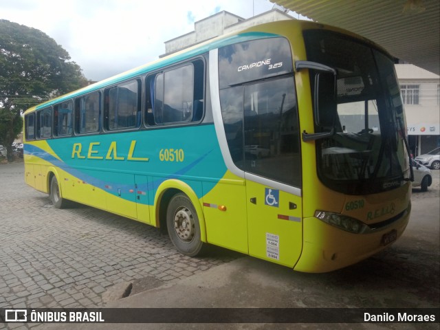 Viação Real Ita 60510 na cidade de Guaçuí, Espírito Santo, Brasil, por Danilo Moraes. ID da foto: 10653898.