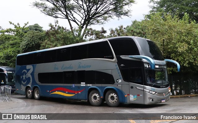 Três Estrelas Turismo 9110 na cidade de São Paulo, São Paulo, Brasil, por Francisco Ivano. ID da foto: 10655120.