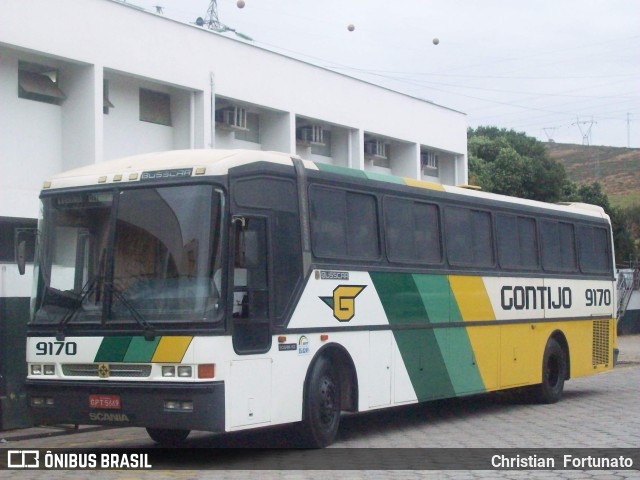 Empresa Gontijo de Transportes 9170 na cidade de Governador Valadares, Minas Gerais, Brasil, por Christian  Fortunato. ID da foto: 10654494.